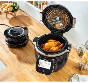 Air fryer negru Cook4Me Extra Crisp Lid – Tefal