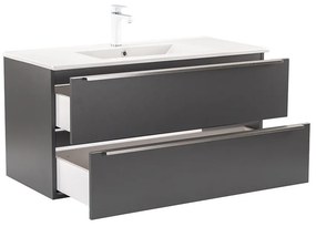 Dulap inferior Vario Trim 100 cu lavoar antracit-antracit