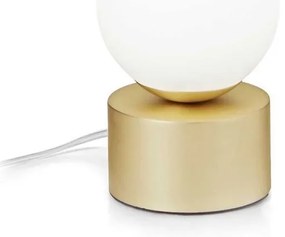 Lampa de masa moderna Perlage tl1 alama/alb