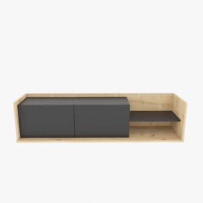 Comoda TV Krog - Oak, Antracit