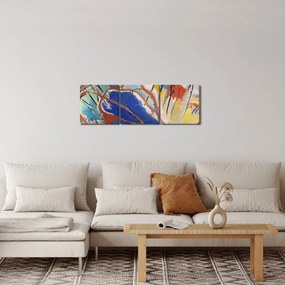 Tablou -  Vasily Kandinsky, Improvisation No. 30 (Cannons), reproducere (cu ceas) (90x30 cm)