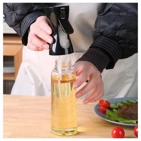 Pulverizator pentru ulei și oțet, 200 ml, negru