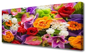 Tablou pe panza canvas Flori Floral Multi