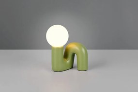 Veioză verde din ceramică (înălțime 21,5 cm) Quinn – Reality