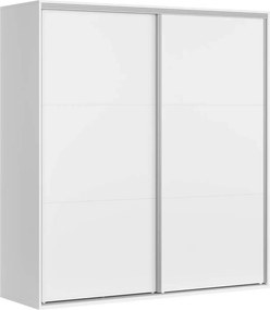 Dressing FLEX, alb, PAL, cu 2 usi, 200x66x218 cm