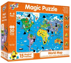 MAGIC PUZZLE - HARTA LUMII ( 50 PIESE) - GALT (1005464)