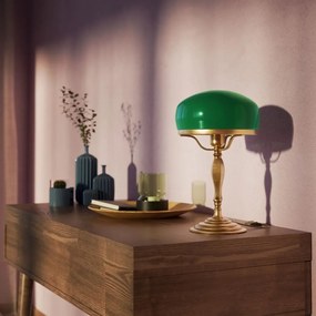 Veioza, Lampa de masa vintage Mushroom Lamp verde