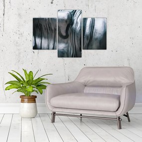 Tablou - Fața din oțel (90x60 cm)