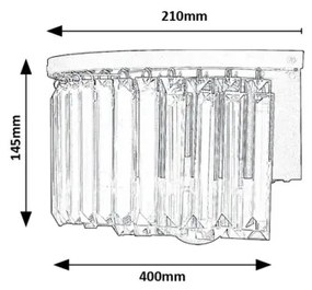 Aplică Rabalux 71092 ELOISA 1xE27/25W/230V