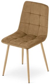 Scaun catifea maro KARA