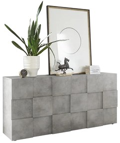 Comodă SERIAN, gri beton