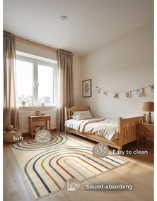 Covor pentru copii crem 160x235 cm Double Rainbow – Hanse Home