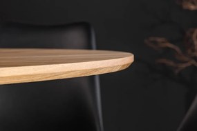 Masa rotunda cu furnir de stejar ATELIER 120cm
