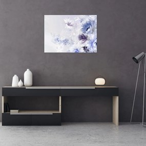 Tablou - Flori,pictură texturată (70x50 cm)