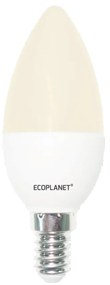 Set 3 Buc - Bec Led Ecoplanet lumanare C35, E14, 5W (40W), 450LM, F, lumina neutra 4000K, Mat Lumina neutra - 4000K, 3 buc