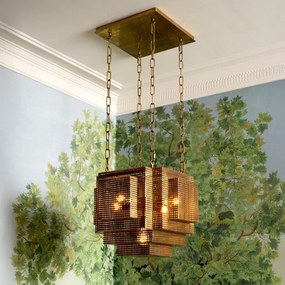 Lustra suspendata design LUX, Geary alama vintage