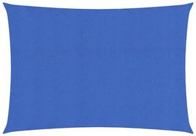 Panza parasolar, albastru dreptunghiular 2,5x5 m HDPE 160 g m  ²