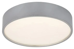 Plafoniera LED design modern Larcia IP44 argintiu, alb