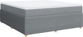 vidaXL Pat continental, gri deschis, 180x200 cm, material textil