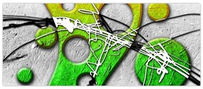 Tablou abstract (120x50 cm)