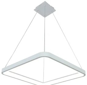 Brilagi - lustra suspendată pe cablu FALCON SLIM LED dimabil/50W/230V 50x50 cm alb + telecomandă