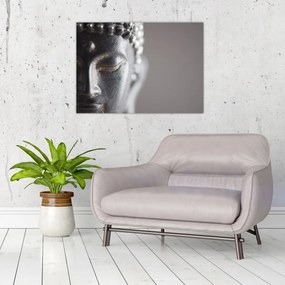 Tablou pe sticlă - Statuia lui Buddha (70x50 cm)