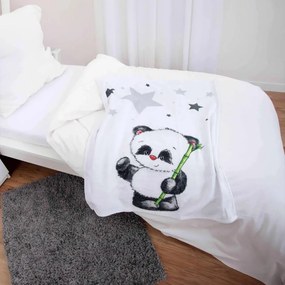 Pătură de copiii  Fynn Star Panda, 75 x 100 cm