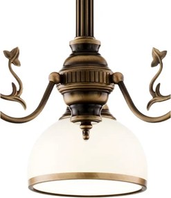 Brilagi - Lustra cu tijă TAURUS 3xE27/15W/230V Ø 70 cm bronz