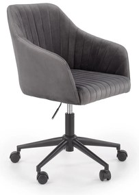 Scaun de birou Catifea Gri, MARIBO VELVET