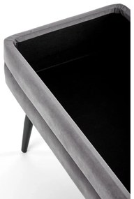 Scaun Velva 1, gri/negru