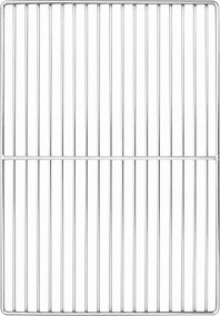 vidaXL Grătar Argintiu 47 x 32,5 cm Oţel inoxidabil