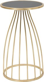 Măsuță auxiliară rotundă cu blat din sticlă ø 35 cm Flush – Mauro Ferretti