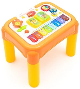 Masă educativă muzicală multifuncțională Baby Mix 3in1, galben