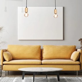 Lustră aplicată VIGA 2xE27/60W/230V lemn