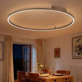 Brilagi - Corp de iluminat LED dimabil PORTOFINO LED/85W/230V Ø 120 cm bej + telecomandă