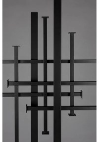 Cuier negru din oțel 71x185 cm Rumex – Dutchbone