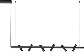 Lustra suspendata cu 6 spoturi LED AVELO