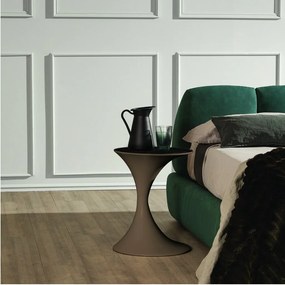 Masuta Auxiliara Design LUX, Andorra Sticla/ Lemn