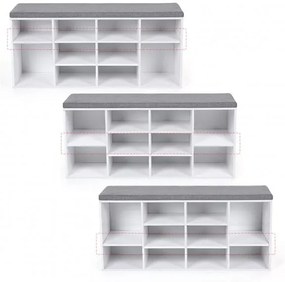 Pantofar White, 104 x 30 x 48 cm