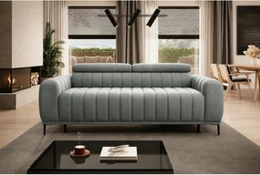 Canapea extensibila GANDI 140, stofa catifelata verde menta - Salvador