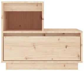 Noptiere, 2 buc, 60x34x51 cm, lemn masiv de pin 2, Maro