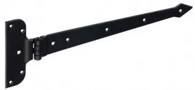Balamale decorative pentru porti model ZAB (Dimensiuni: 350x60x130x2.5 mm)