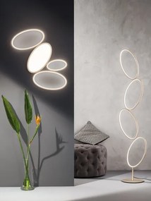 Ondaluce - plafonieră LED dimabilă RICE LED/34W/230V 45x80 cm aurie