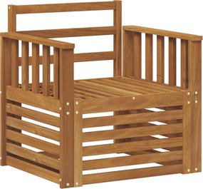 vidaXL Set de canapele de exterior natural 71 x 63 x 73 cm