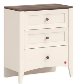 Comoda copii Lapel CreamWood ,   eleganta naturala A n camera celor mici