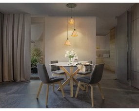 Lustră pe cablu Ledvance DECOR RAFFIA 3xE27/15W/230V rafie