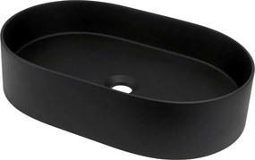 Lavoar pe blat negru Deante Silia 55 cm