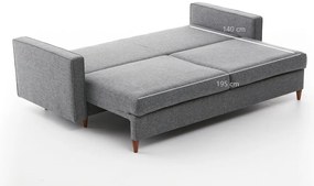 Canapea trei locuri Evelyn (Gri). 1073291
