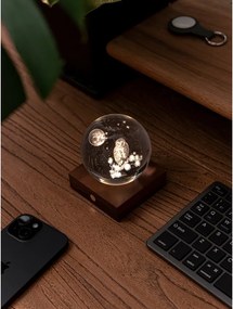 Decorațiune luminoasă portabilă cu USB ø 8 cm Amber – Gingko