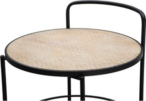 Măsuță de servire cu roți din metal 41,5x40 cm Arex – Mauro Ferretti